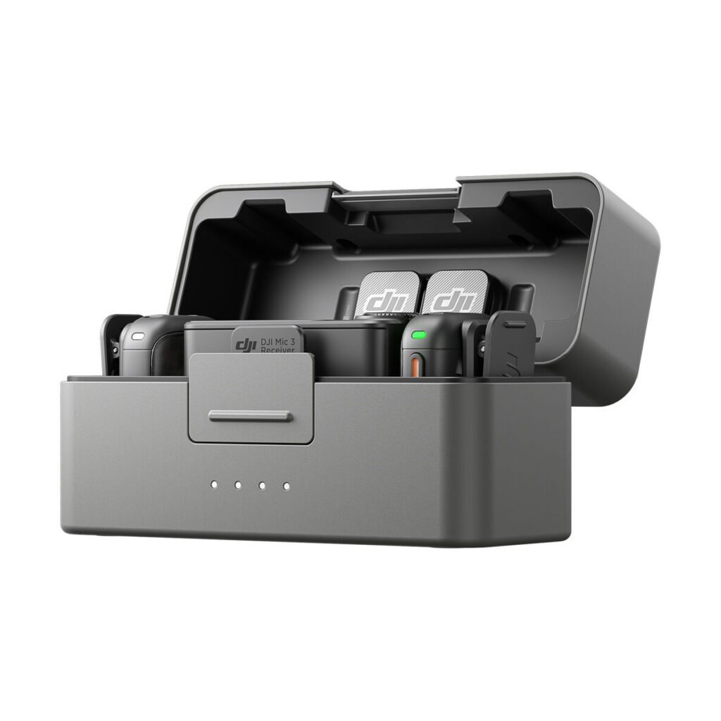 DJI_Mic3_2tx (4) DJI Mic 3 (2 TX + 1 RX + latauskotelo) -langaton mikrofonijärjestelmä