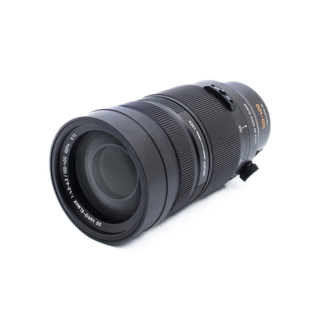 Lumix 100-400mm f4-63-2-2 Panasonic Leica DG Vario Elmarit 100-400mm f/4.0-6.3 II ASPH Power O.I.S - Käytetty