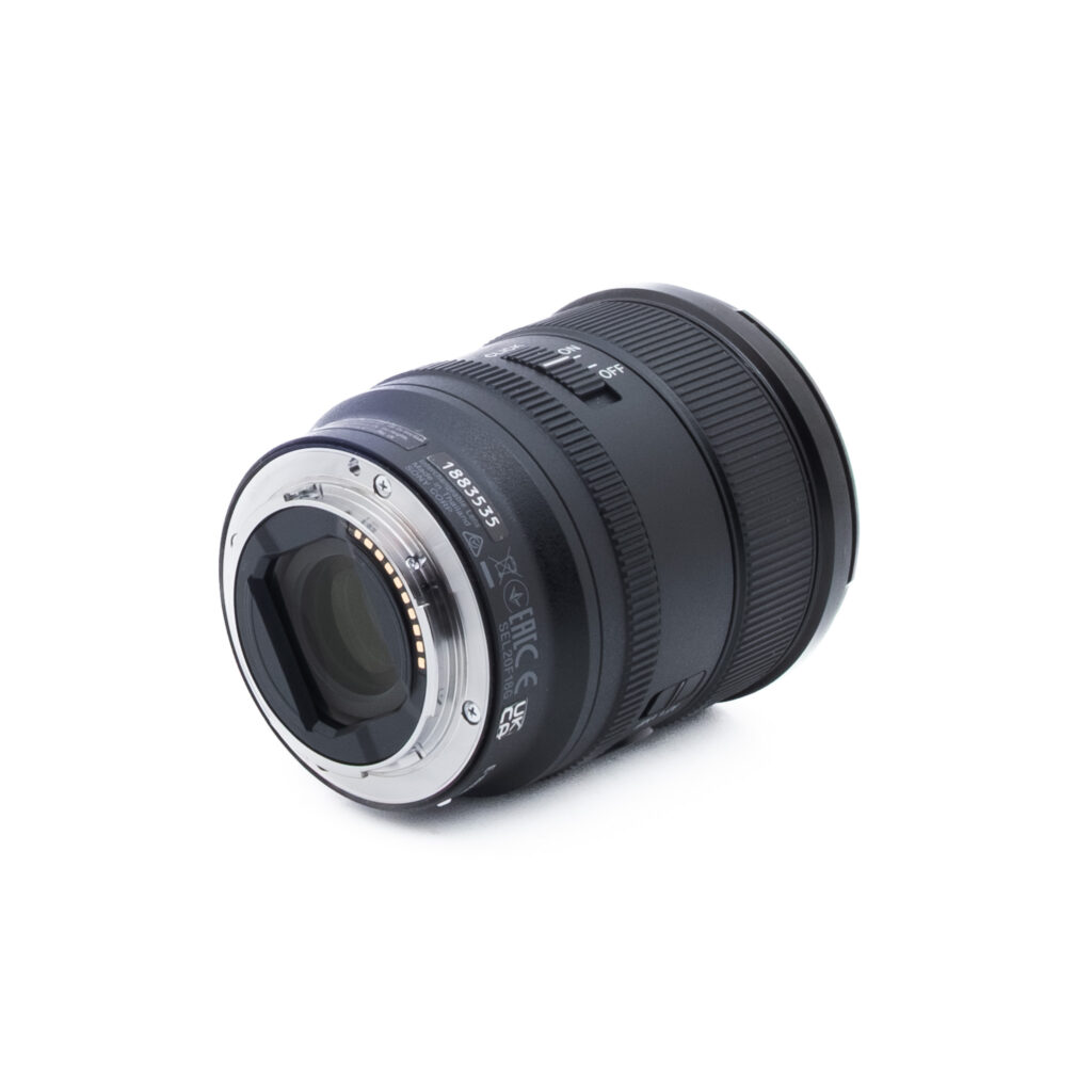 Sony 20mm f18 G-1-3 Sony FE 20mm f/1.8 G (Kunto K5) - Käytetty