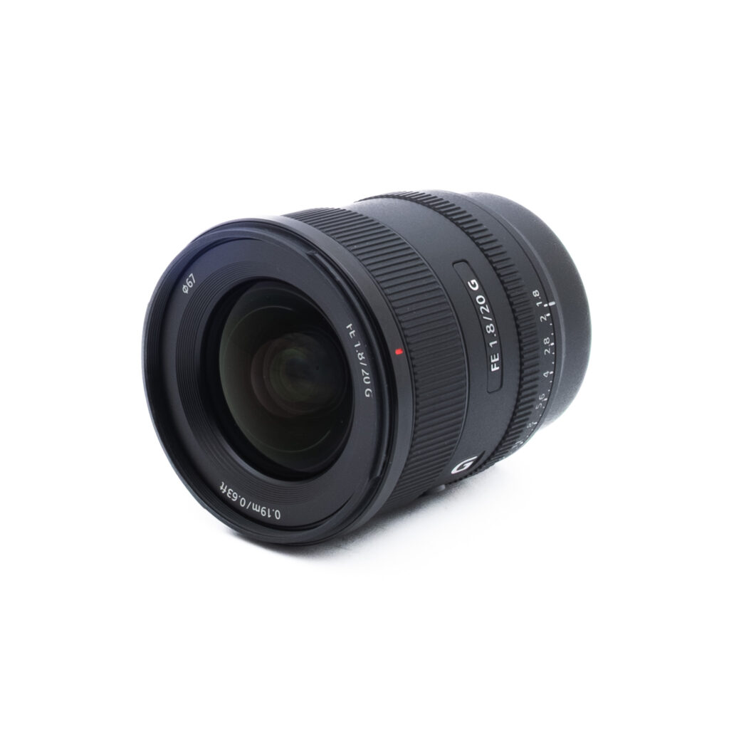 Sony 20mm f18 G-2-3 Sony FE 20mm f/1.8 G (Kunto K5) - Käytetty