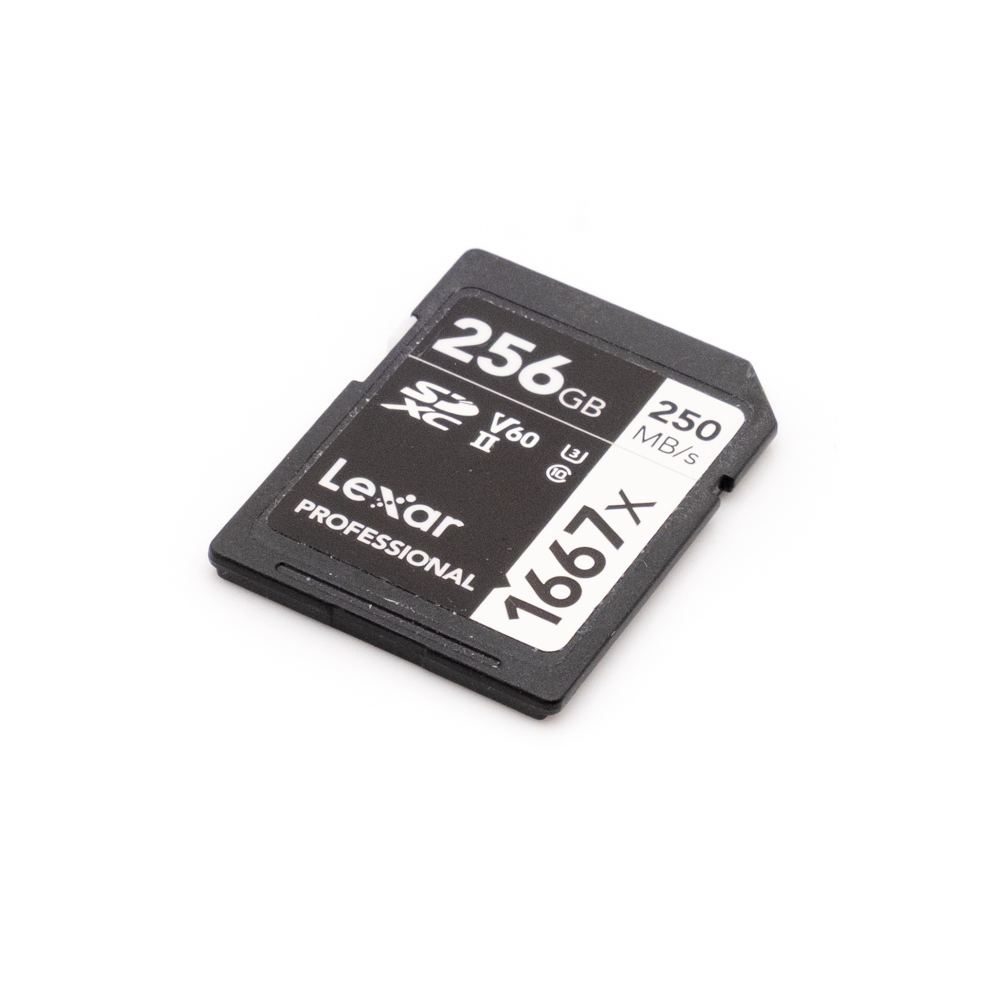 muistikortit-3 Lexar SDXC 1667x Professional 250 MB/s 256gb - Käytetty