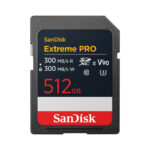 SanDisk Extreme PRO SD UHS-II 300MB/s (V90) 512GB -muistikortti