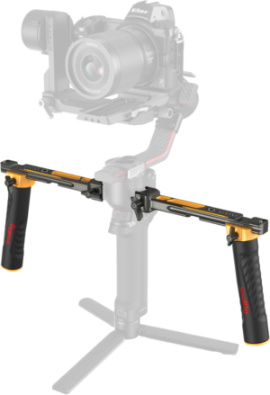 800q-01_134247 SmallRig 5526 Double Handle DJI RS-2 / RSC-2 / RS-3 / RS-4 - BumbleBee Edition double handle camera, black and yellow, designed to give you more stability when shooting.