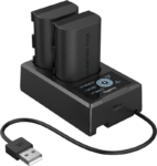 SmallRig 5409 battery and charger kit for Canon LP-E6P batteries
