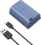 SmallRig 5406 USB-C -akku Canon LP-E6P (sininen)