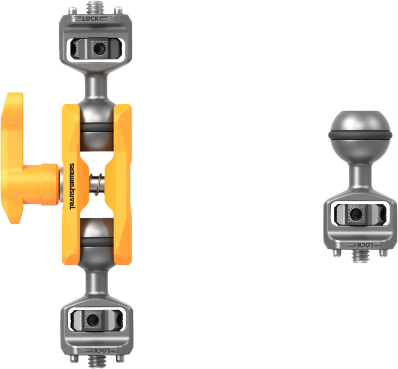 800q-02_134244 SmallRig 5522 Magic Arm Dual Ball Heads – BumbleBee Edition