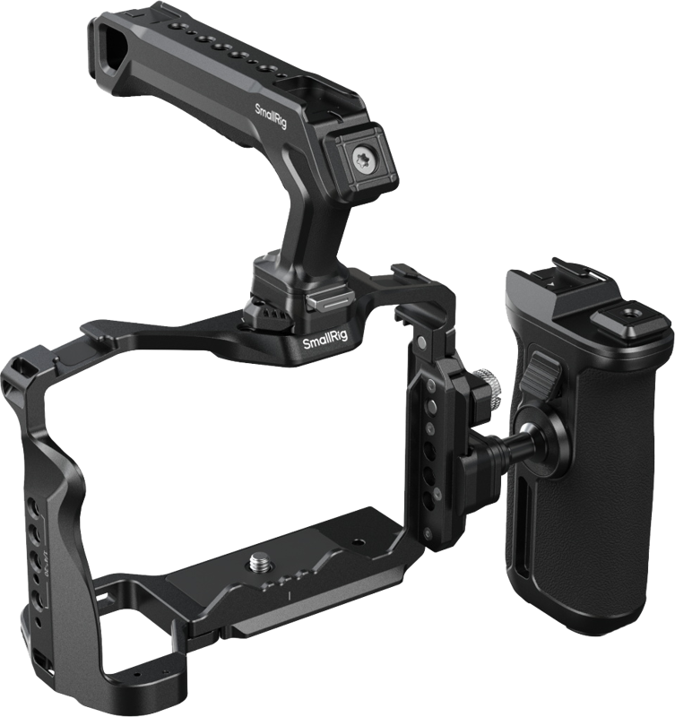 800q-02_134606 SmallRig 5599 HawkLock Quick Release Advanced Cage Kit – Sony Alpha 7R V / 7 IV / 7S III / 1 / 7R IV -kehikko