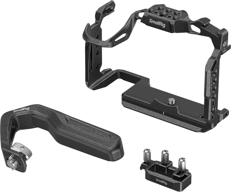 800q-03_134361 SmallRig 5503 Black Mamba Cage Kit -kehikko ja lisävarusteet Panasonic S1R II / S1 II / S1 IIE -kameroille