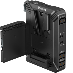 SmallRig 5228 V-Mount Akun kiinnitysalusta –virtahub + näyttösuoja