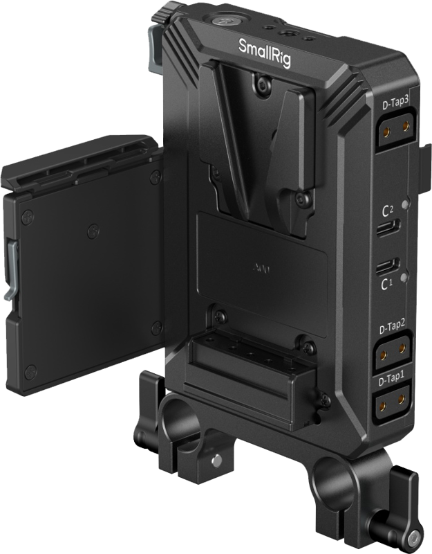 800q-03_134685 SmallRig 5226 V-Mount – akkukiinnityslevy-setti 15mm LWS-varsille
