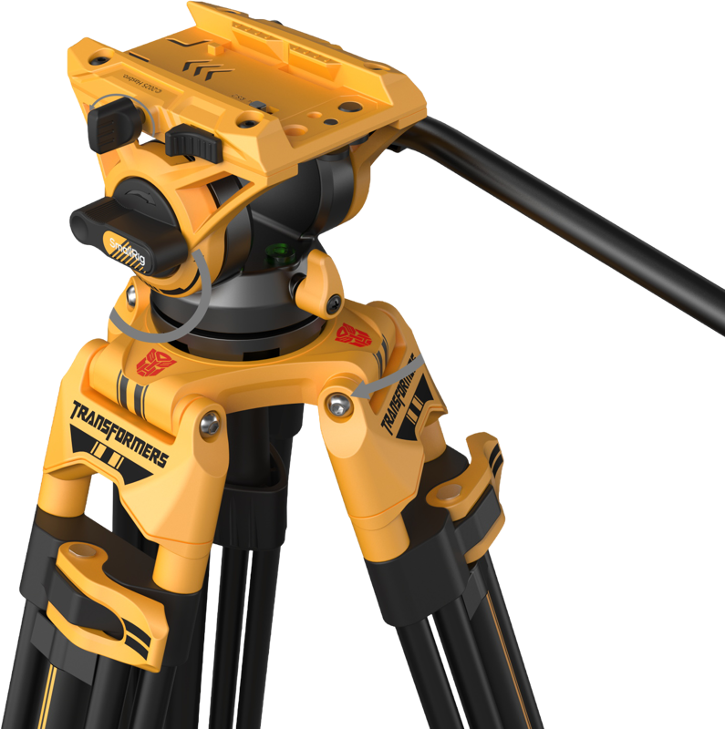 SmallRig 5523 AD-01 Heavy-Duty Fluid Head Tripod – BumbleBee Edition