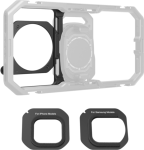 800q-04_134251 SmallRig 5277 67mm kierteinen suodatinadapteri irrotettavilla varjostimilla älypuhelinkehykseen