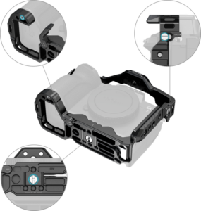 800q-04_134606 SmallRig 5599 HawkLock Quick Release Advanced Cage Kit – Sony Alpha 7R V / 7 IV / 7S III / 1 / 7R IV -kehikko