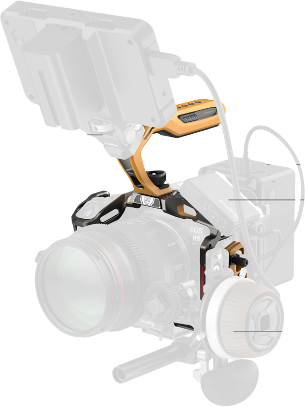 800q-05_134250 SmallRig 5608 Black Mamba Kehikkosetti Canon EOS R5 Mark II – BumbleBee Edition