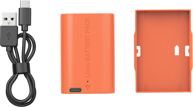 800q-05_134331 SmallRig 5407 USB-C -akku Canon LP-E6P (oranssi)