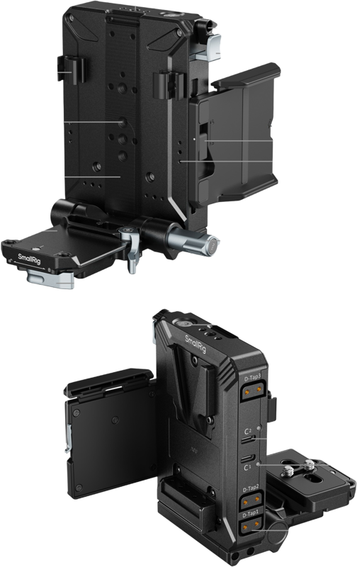 800q-05_134415 SmallRig 5227 V-Mount-akun kiinnityspaneelisarja