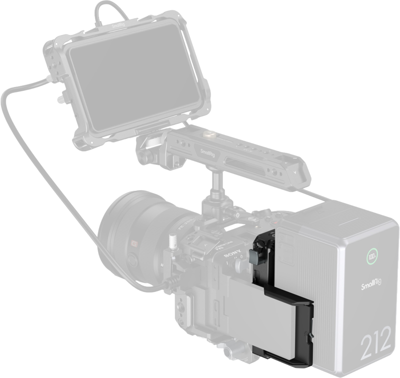 SmallRig 5228 V-Mount Akun kiinnitysalusta –virtahub + näyttösuoja