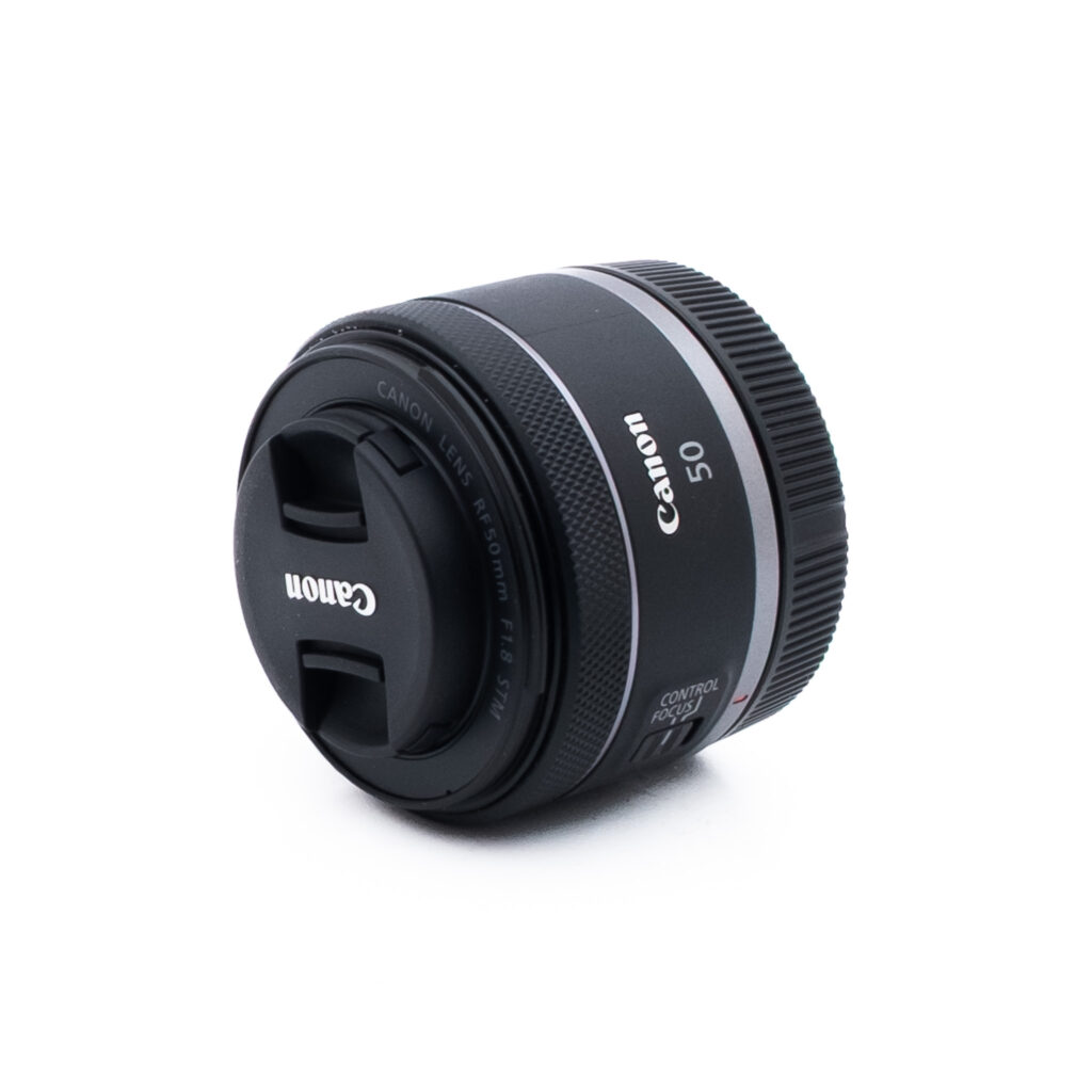 Canon RF 50mm f18 STM-3-5 Canon RF 50mm f/1.8 STM (takuu 12kk) - Käytetty