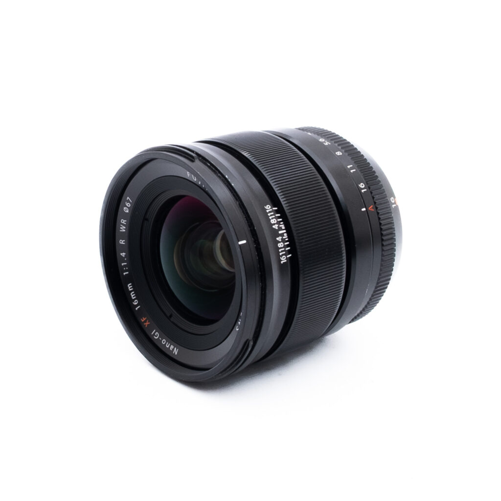 Fuji 16mm f14 R WR-2-2 Fujifilm Fujinon XF 16mm f/1.4 R WR - Käytetty