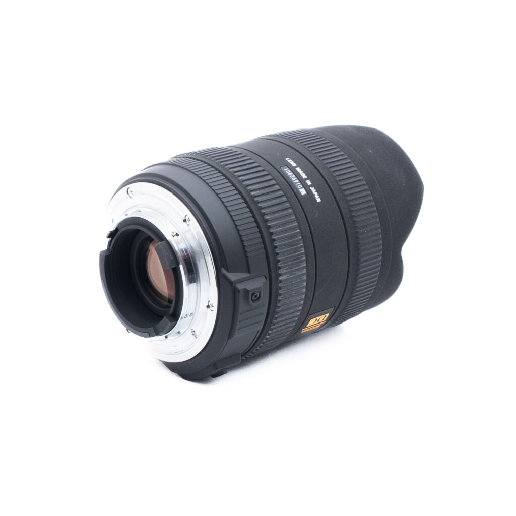Sigma EX 8-16mm f45-56 HSM Nikon-1 Sigma 8-16mm f/4.5 - 5.6 DC HSM Nikon F DX - Käytetty