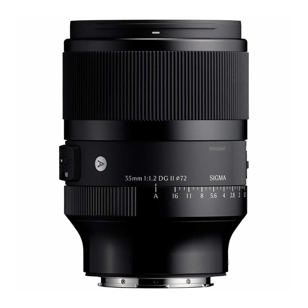 Sigma35mm3 Sigma 35mm f/1.2 DG II Art Sony E/FE
