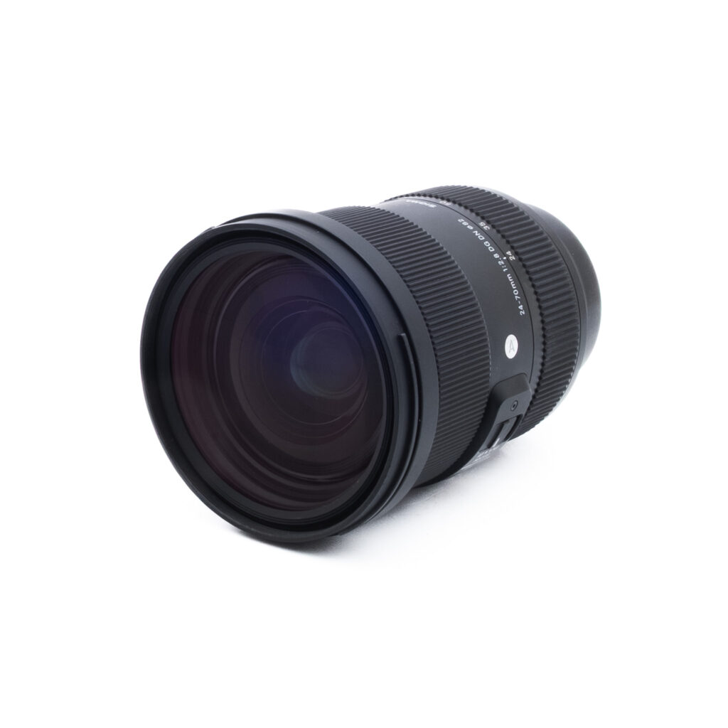 Sony 24-70mm f28 DG DN Sony-2 Sigma Art 24-70mm f/2.8 DG DN Sony FE (sis. ALV 25,5%) - Käytetty