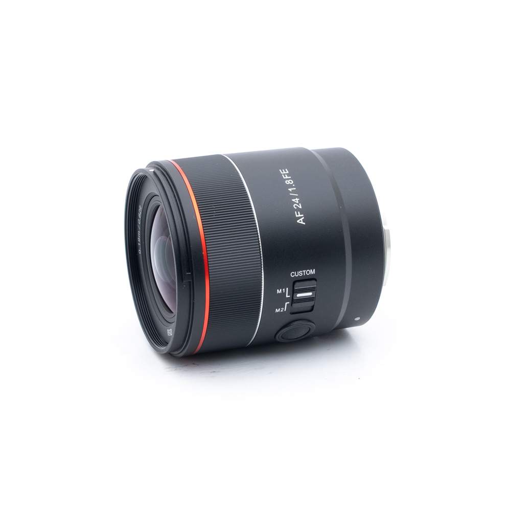 samyang_af_24mm-2 Samyang AF 24mm f/1.8 Sony FE (sis. ALV 25,5%, takuu 12kk) – Käytetty