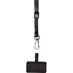 The BlackRapid WandeR Lanyard Set BK includes a 35" black lanyard with metal clip and rectangular name badge holder on a white background.