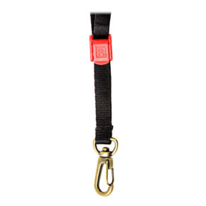 The BlackRapid Wander Sport Lanyard for Smartphone Limited Edition features a black nylon strap with a metal hook lock and a red plastic "R" connector, which appears on a white background.