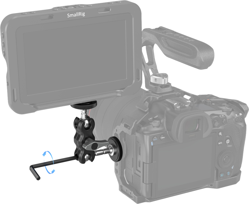 800q-03_3238B SmallRig 3238 Mini Magic Arm with Universal Ballhead