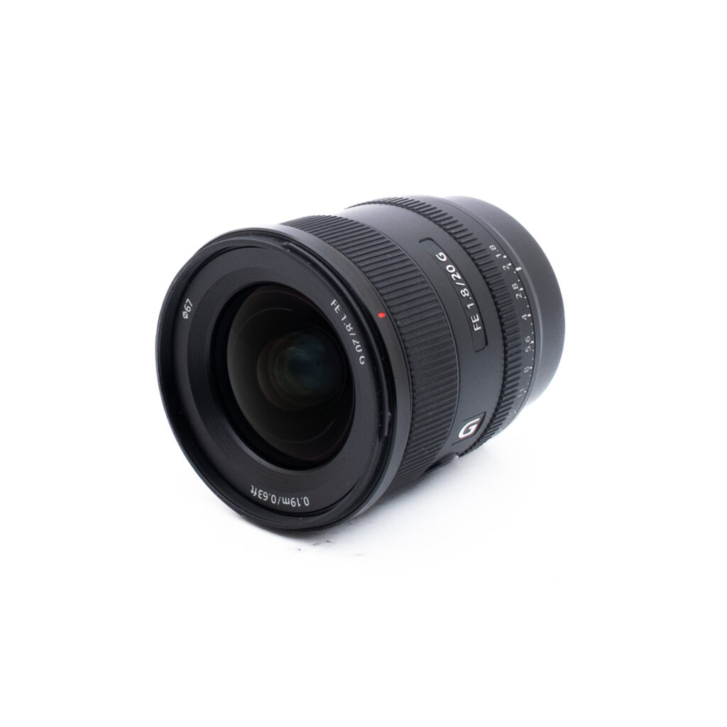Sony 20mm f18 G-2-4 Sony FE 20mm f/1.8 G (Kunto K5) - Käytetty