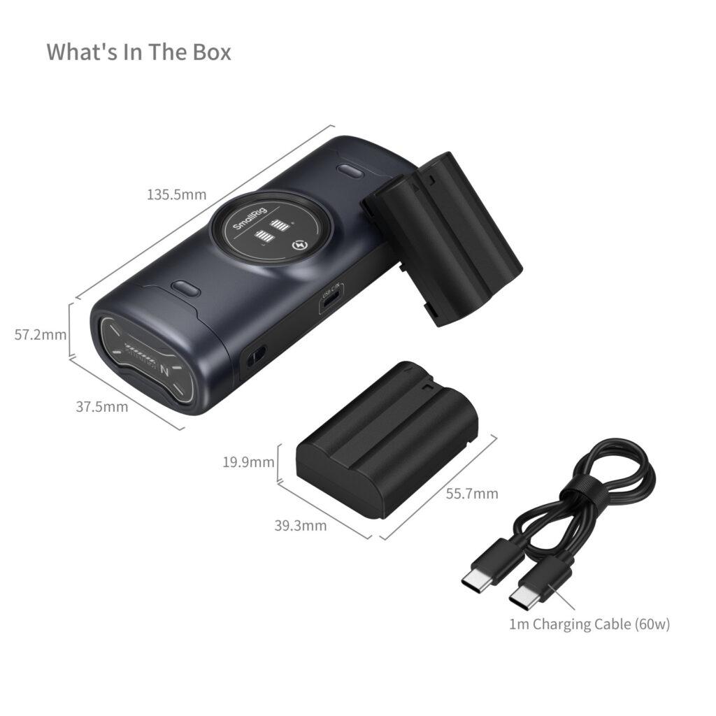 5697-8.jpg SmallRig 5697 Portable Charger Case Kit for EN-EL15c Camera Batteries