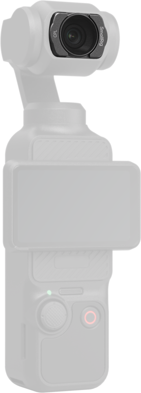 SmallRig 5827 Magneettinen CPL-suodatin on suunniteltu DJI Osmo Pocket 3:lle, joka on kompakti käsikamera, jossa on gimbaaliin kiinnitetty objektiivi ja ohjauspainikkeilla varustettu näyttö, joka on ihanteellinen vakautettuun videokuvaukseen.