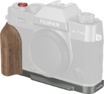 SmallRig 5668 L-Shaped Mount Plate with Wooden Handle – Fujifilm X-T30/ II/ III