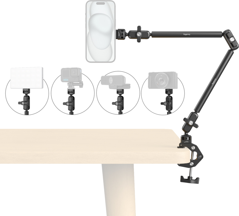 800q-02_134928 SmallRig 5626 Desktop Magic Arm with Crab-Clamp Kit –kamerateline