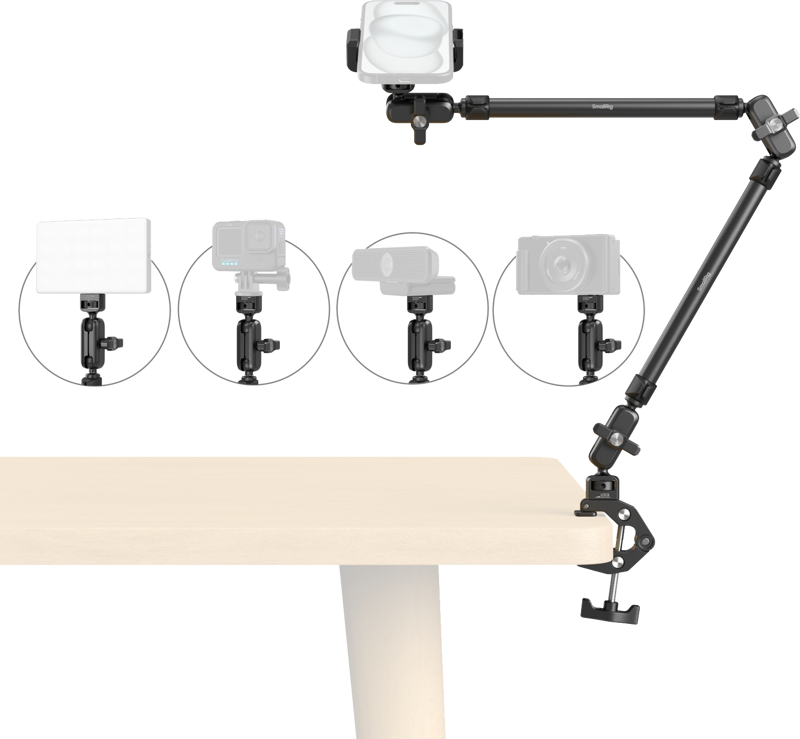 800q-02_134929 SmallRig 5625 Desktop Magic Arm with Crab-Clamp Kit –teline