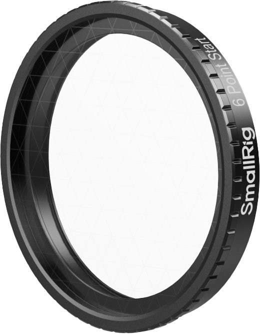 SmallRig 5839 Attachable Star-Cross Filter DJI Osmo Action 5 Pro/4 -suodin