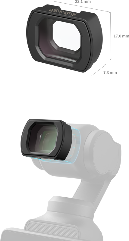 800q-02_135089 SmallRig 5650 Wide-Angle Lens for DJI Osmo Pocket 3 –laajakulma-objektiivi