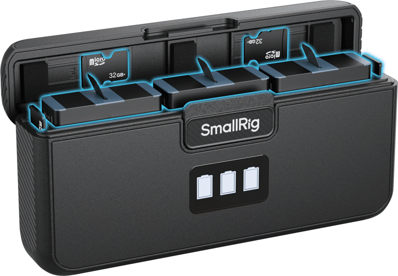 SmallRig 5418 Camera Battery Charger for GoPro 9/10/11/12 -laturi
