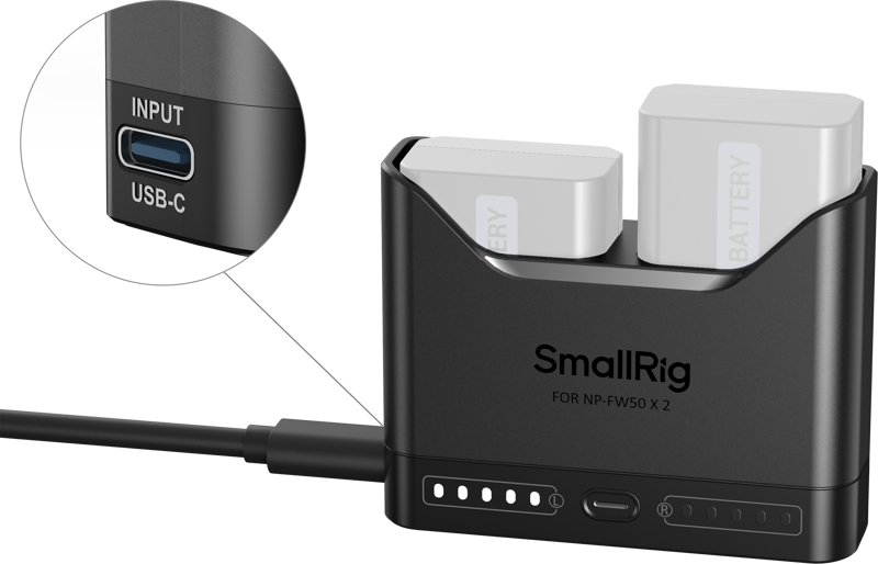 800q-03_135083 SmallRig 5489 Camera Battery Charger for NP-FZ100 -laturi
