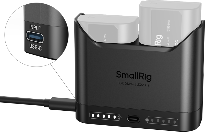800q-03_135086 SmallRig 5492 Camera Battery Charger for DMW-BLK22 –akkulaturi