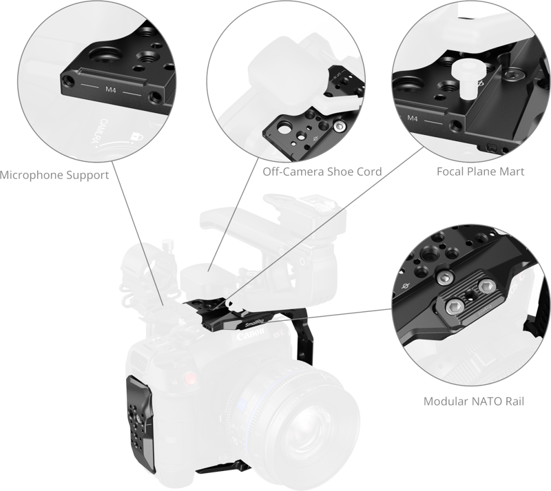 800q-04_135082 SmallRig 5810 Cage for Canon EOS C80 –kehikko