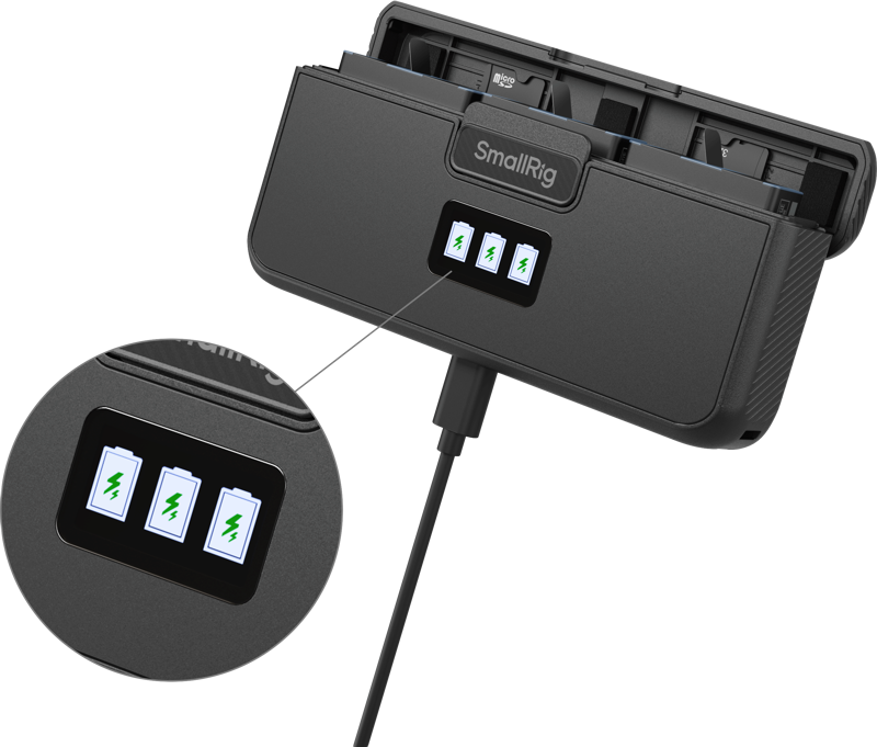 SmallRig 5418 Camera Battery Charger for GoPro 9/10/11/12 -laturi