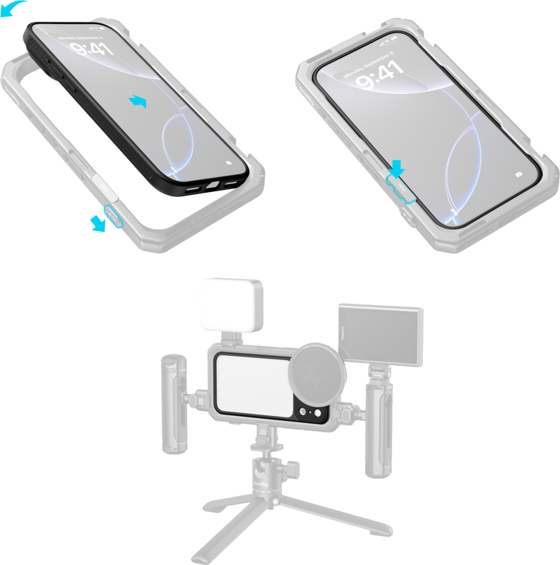 800q-04_135159 SmallRig 5790 FilMov Photography Bumper Case iPhone 17 Pro –suojakuori