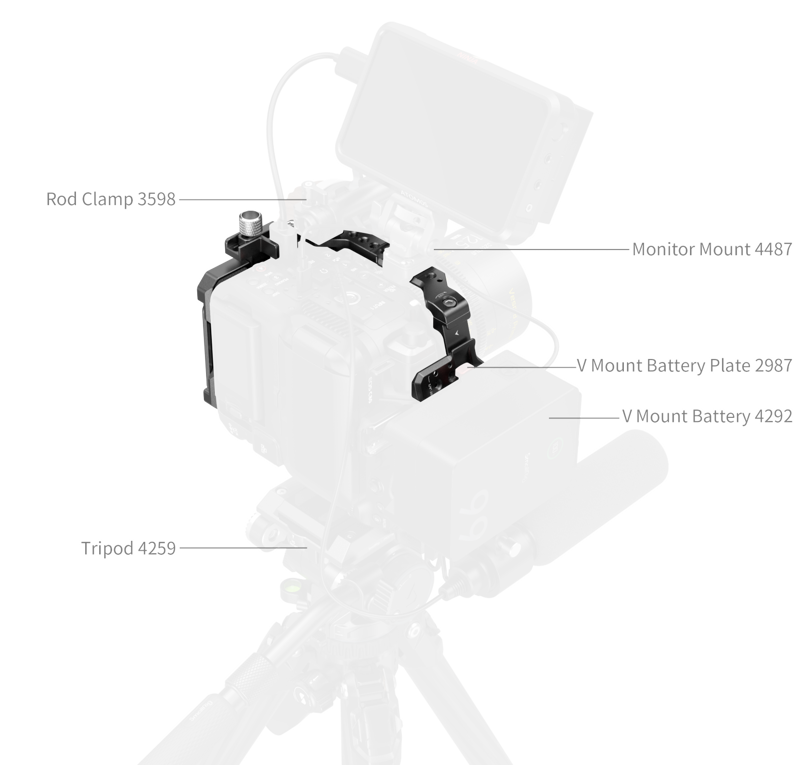 800q-05_135082 SmallRig 5810 Cage for Canon EOS C80 –kehikko