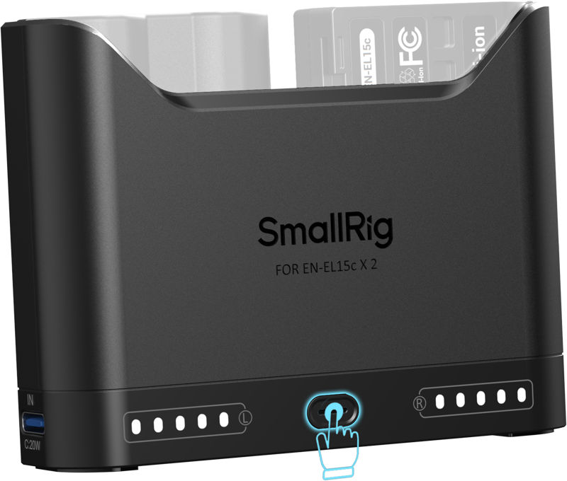 800q-05_135085 SmallRig 5491 Camera Battery Charger for EN-EL15c -akkulaturi