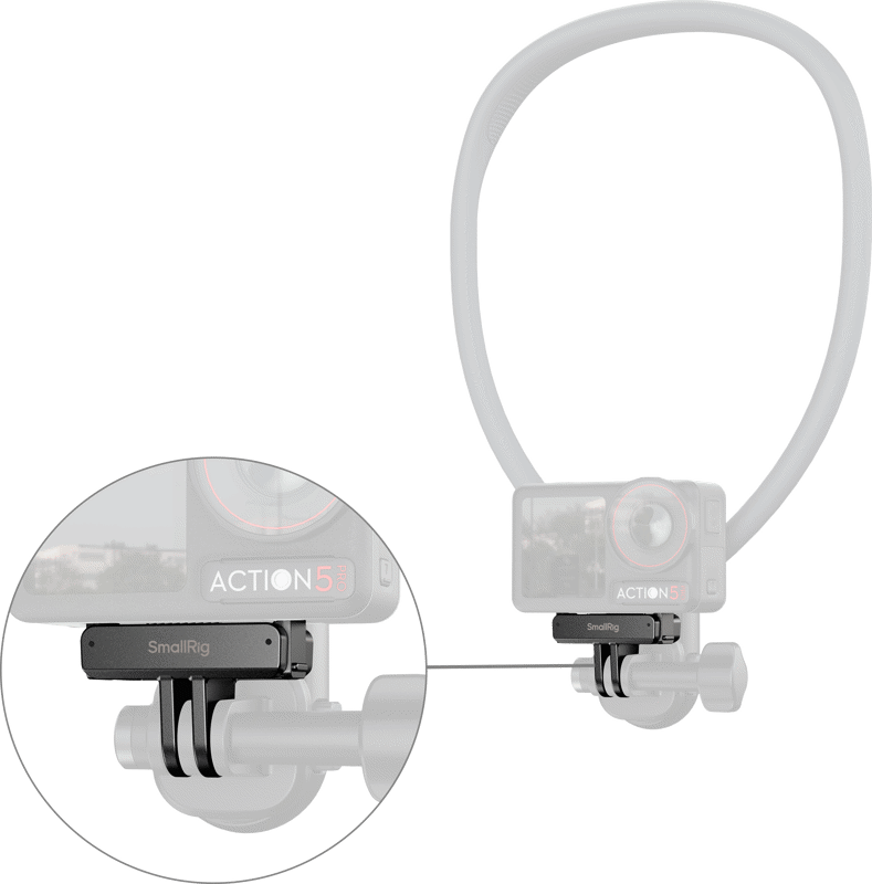 800q-05_135151 SmallRig 5813 Quick Release Adapter for DJI Osmo 360/Action 5 Pro/4/3 -adapteri