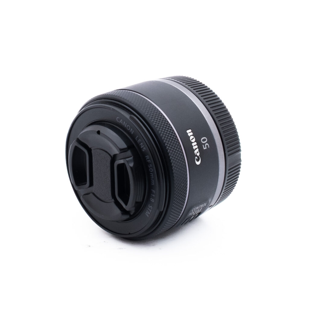 Canon RF 50mm f/1.8 STM (Kunto K5, sis. ALV 25,5%, Takuu 12kk) - Käytetty