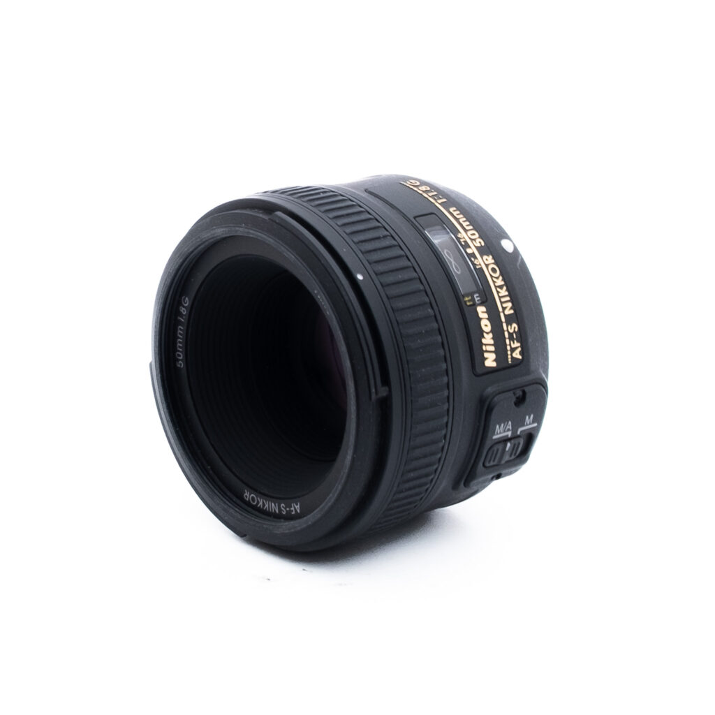 Nikon 50mm f18 G-2-6 Nikon AF-S Nikkor 50mm f/1.8 G (Kunto K5) - Käytetty