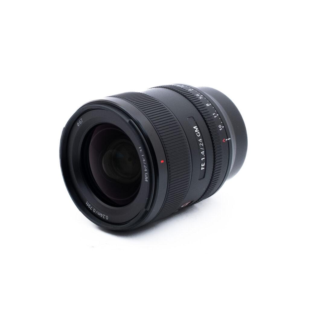 Sony 24mm f14 GM-2-5 Sony FE 24mm f/1.4 GM (Kunto K5, Takuu 6kk) - Käytetty